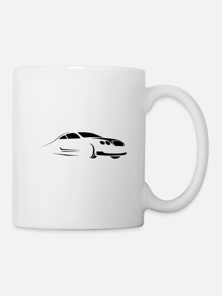 Car design logo - Mug - white