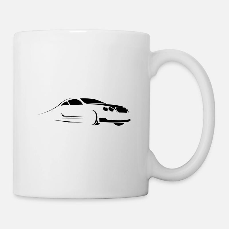Car design logo - Mug - white