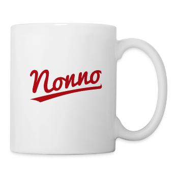Nonno Red Letters Gift Idea For Grandfather - Mug - white - Right