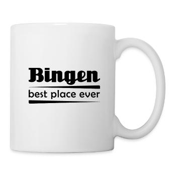 Bingen - Stadt best place ever - Tasse - Weiß - Rechts