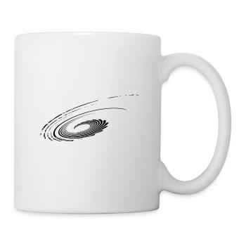 Geometrische Planenten Parabeln Ellipsen Linien - Tasse - Weiß - Rechts