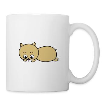 Chien - Mug blanc - blanc - Droite