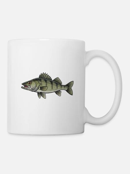 Pêche aux carnassiers du sandre - Mug blanc - blanc