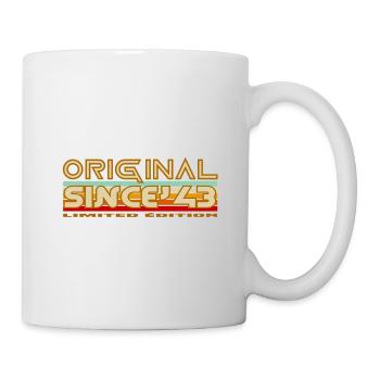 Original seit 43 Limited Edition - Tasse - Weiß - Rechts