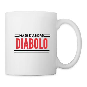 Cadeau humour diabolo cirque passion drôle - Mug blanc - blanc - Droite