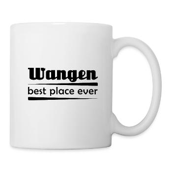 Wangen - Stadt best place ever - Tasse - Weiß - Rechts