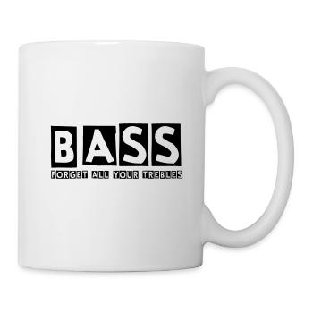 BASS Forget all your trebles - Mug - white - Right