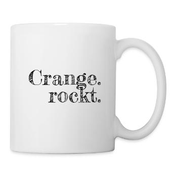 Crange rockt - Textdesign mit Stadtnamen - Tasse - Weiß - Rechts