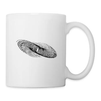 Geometric Circle Lines Ellipses - Mug - white - Right