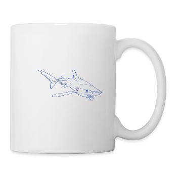 Hai - Tasse - Weiß - Rechts