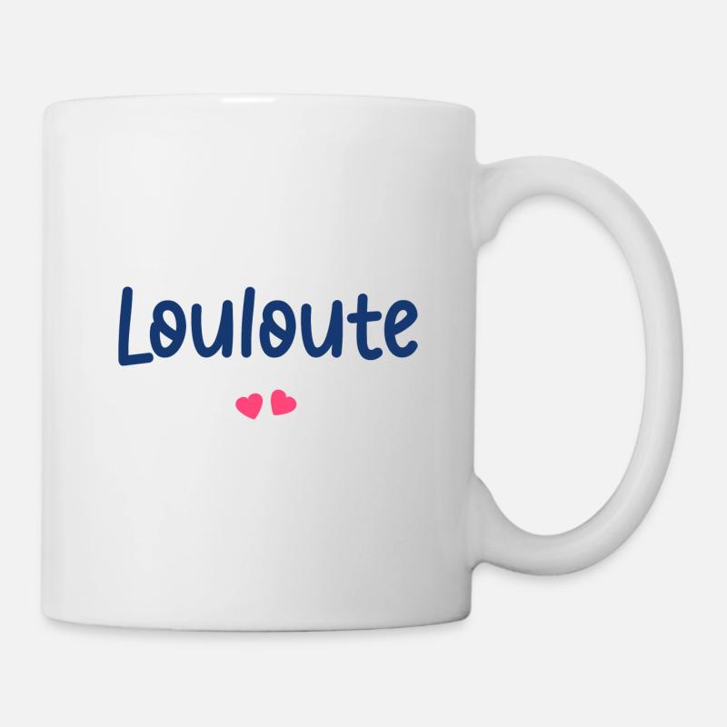 Louloute - Mug blanc - blanc