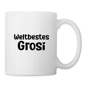 Weltbestes Grosi Schweiz Schweizerdeutsch Oma - Tasse - Weiß - Rechts