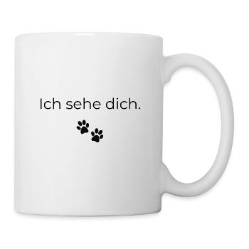 ich_sehe_dich - Tasse - Weiß - Rechts