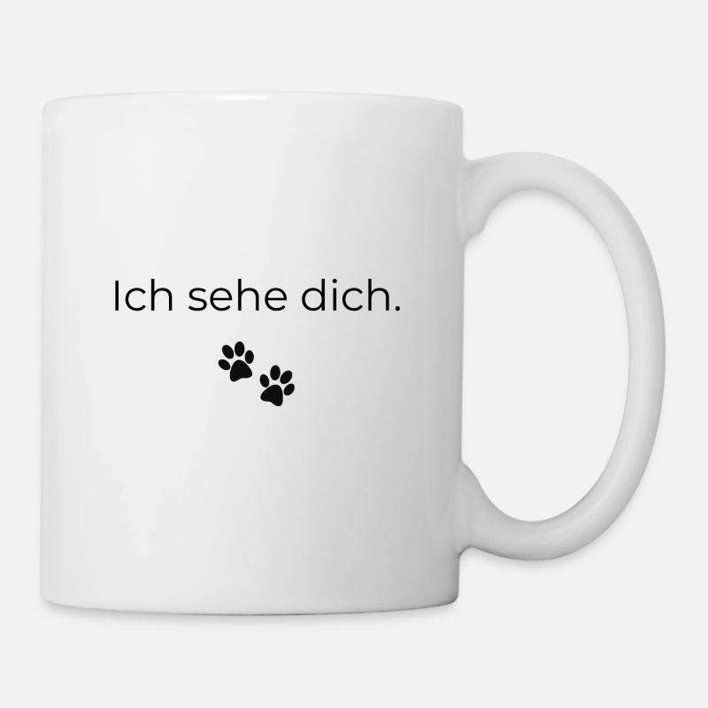 ich_sehe_dich - Tasse - Weiß