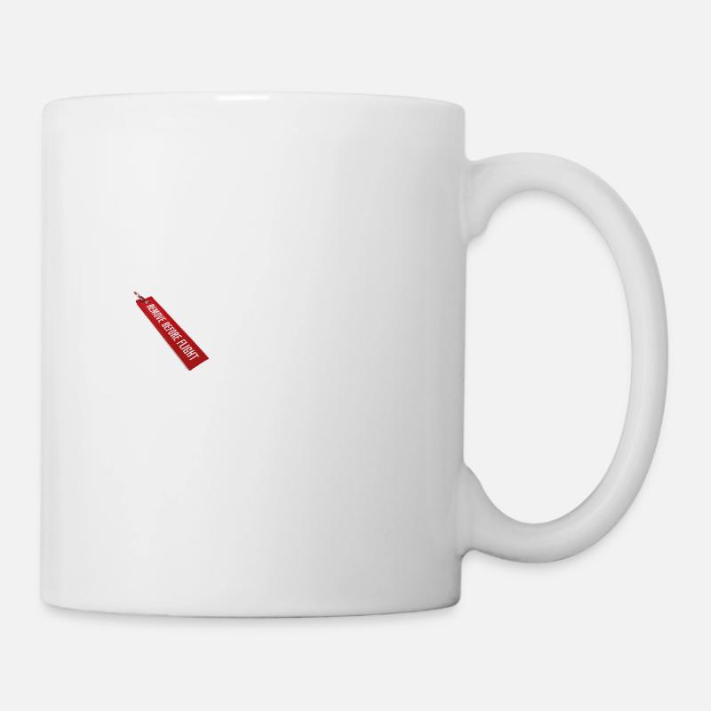 Remove Before Flight Avion - Mug blanc - blanc