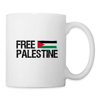 Free palestine - Tasse - Weiß - Rechts