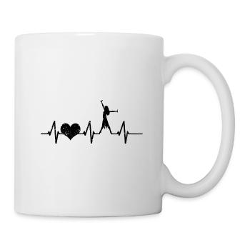 Dancer Dance Dance Sport Heartbeat Passion - Mug - white - Right