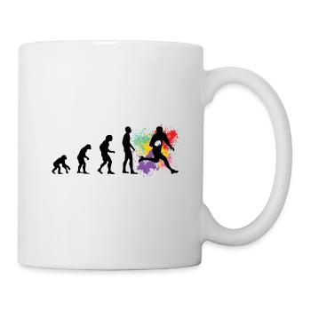 Evolution - Rugby - Mug blanc - blanc - Droite