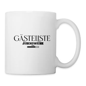 Jugendweihe Gästebuch - Tasse - Weiß - Rechts