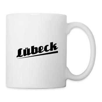 Lübeck - Textdesign mit Stadtnamen - Tasse - Weiß - Rechts