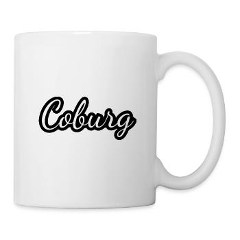 Coburg - Textdesign mit Stadtnamen - Tasse - Weiß - Rechts