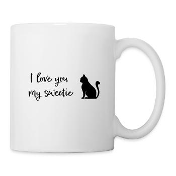 I love you my sweetie - Mug - white - Right