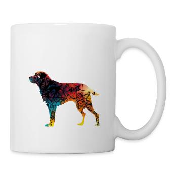 Beau chien - chien coloré - Mug blanc - blanc - Droite