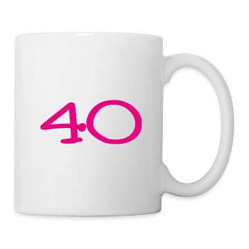 ANNIVERSARY. HAPPY BIRTHDAY. HAPPY BIRTHDAY. - Mug - white - Right