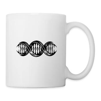 Double Helix DNA Strand Nucleotide Chain - Mug - white - Right