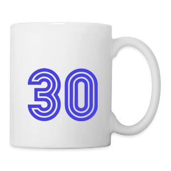 30. 30 YEARS. 30th ANNIVERSARY. 30 YEARS ANNIVERSARY. - Mug - white - Right