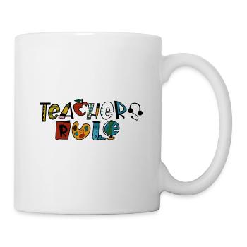 Lehrer-Regel - Tasse - Weiß - Rechts