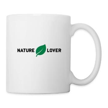 Nature Lover | Wald Waldbaden Natur Naturliebe - Tasse - Weiß - Rechts