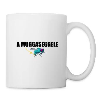 A Muggaseggele Schwäbisch - Tasse - Weiß - Rechts