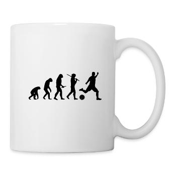 Je Peux Pas J'ai Foot - Évolution Joueur De Foot - Mug blanc - blanc - Droite