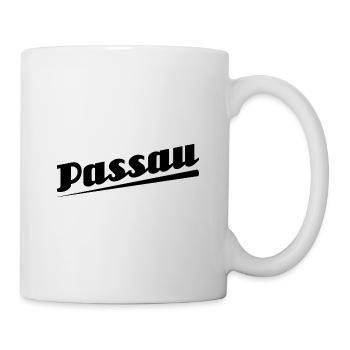 Passau - Textdesign mit Stadtnamen - Tasse - Weiß - Rechts