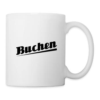 Buchen - Textdesign mit Stadtnamen - Tasse - Weiß - Rechts