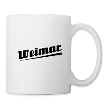 Weimar - Textdesign mit Stadtnamen - Tasse - Weiß - Rechts