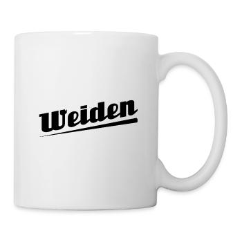 Weiden - Textdesign mit Stadtnamen - Tasse - Weiß - Rechts