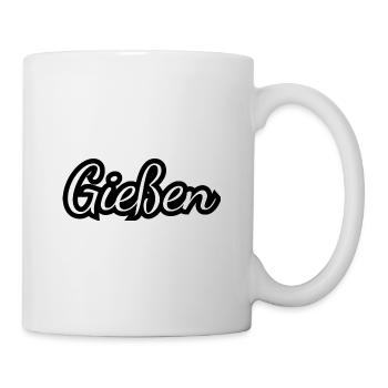 Gießen - Textdesign mit Stadtnamen - Tasse - Weiß - Rechts