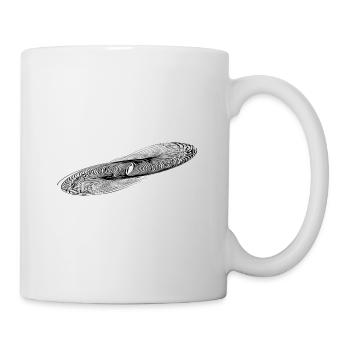 Geometric Circle Ellipses Lines - Mug - white - Right