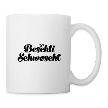 Beschti Schwoscht Schweiz Schwester Schweizerin - Tasse - Weiß - Rechts