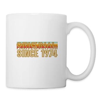 Original 1974 Retro Typography Design - Mug blanc - blanc - Droite