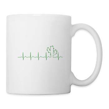 Heartbeat Cactus Cactus Plante Succulentes Désert - Mug blanc - blanc - Droite