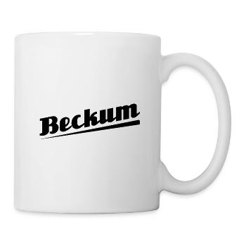 Beckum - Textdesign mit Stadtnamen - Tasse - Weiß - Rechts