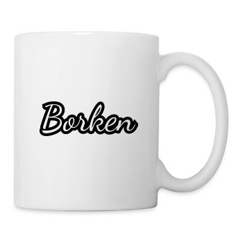 Borken - Textdesign mit Stadtnamen - Tasse - Weiß - Rechts