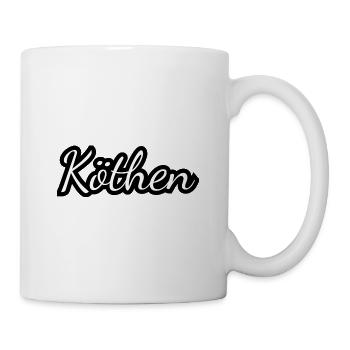 Köthen - Textdesign mit Stadtnamen - Tasse - Weiß - Rechts