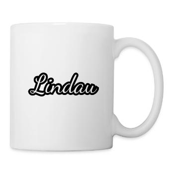 Lindau - Textdesign mit Stadtnamen - Tasse - Weiß - Rechts