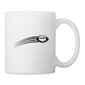 Football américain - Mug blanc - blanc - Droite