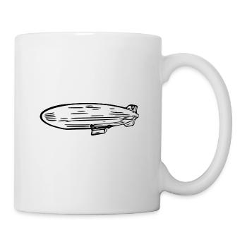 Zeppelin Airship Fan Design - Mug - white - Right