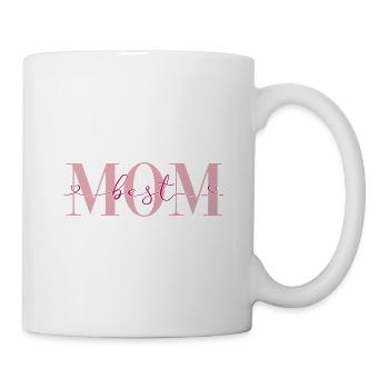 Meilleur cadeau de fête des mères Mother Family Heart - Mug blanc - blanc - Droite